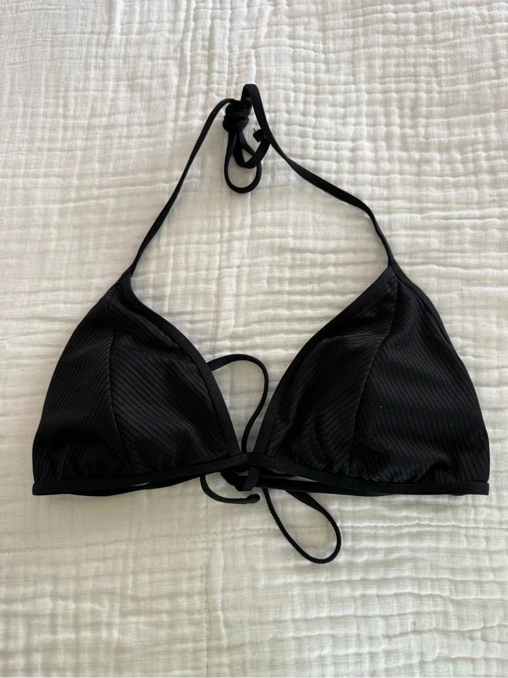 Mossimo Triangle Tie Bikini Top Size Large